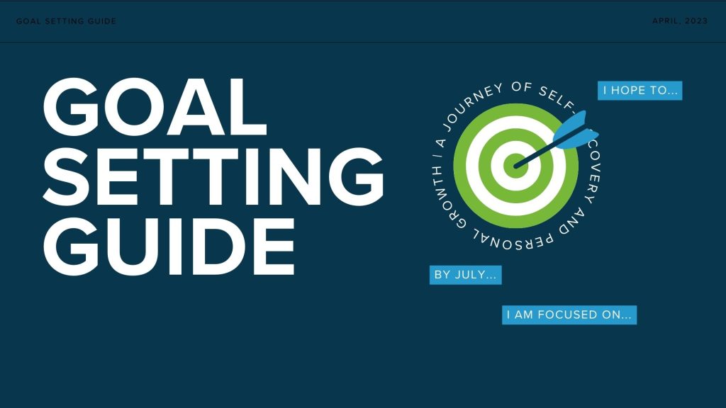 Career Goal Setting Worksheet