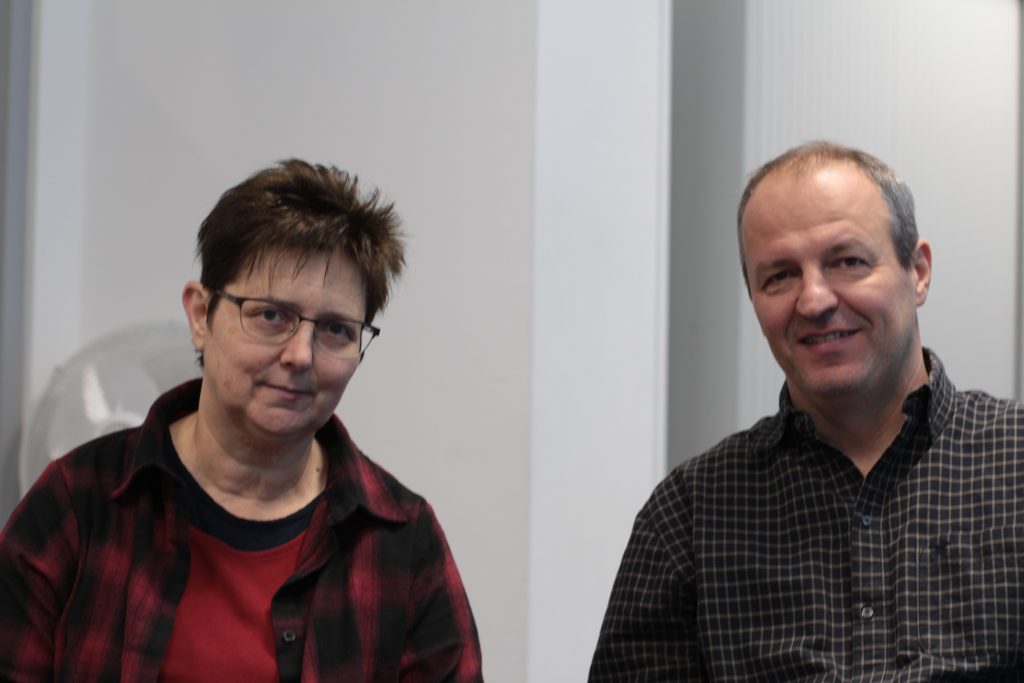 Monica  Cepko and Zoltan Alpashi