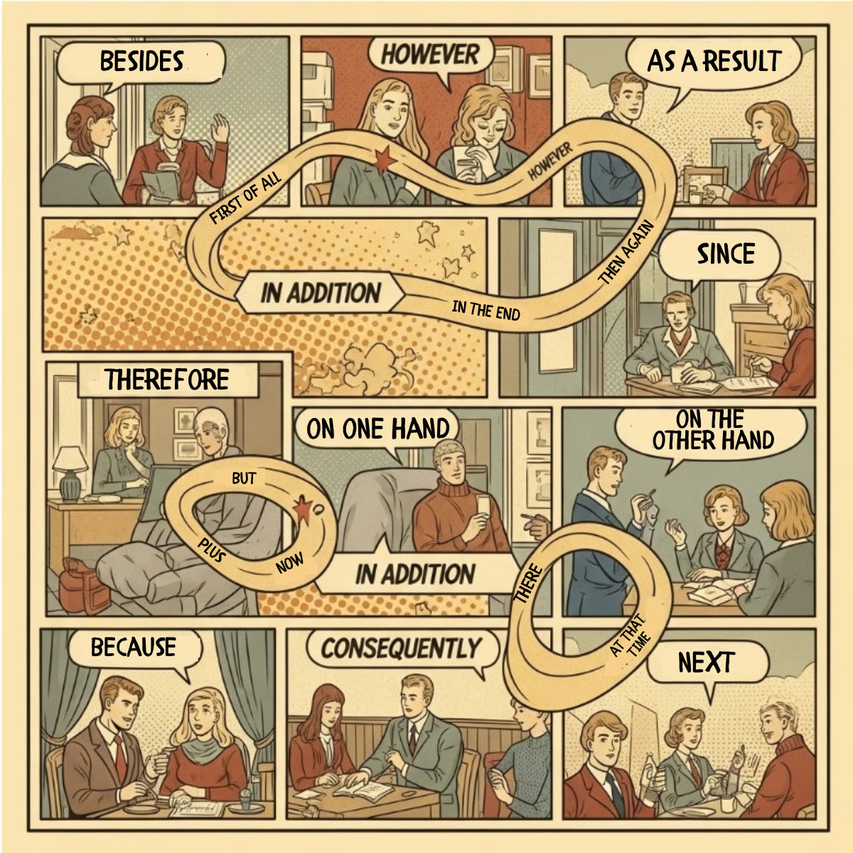 transition words for fluency